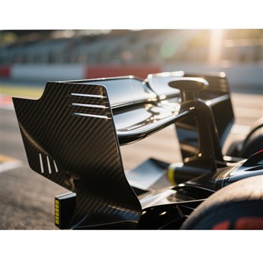 Moule de spoiler automobile en fibre de carbone